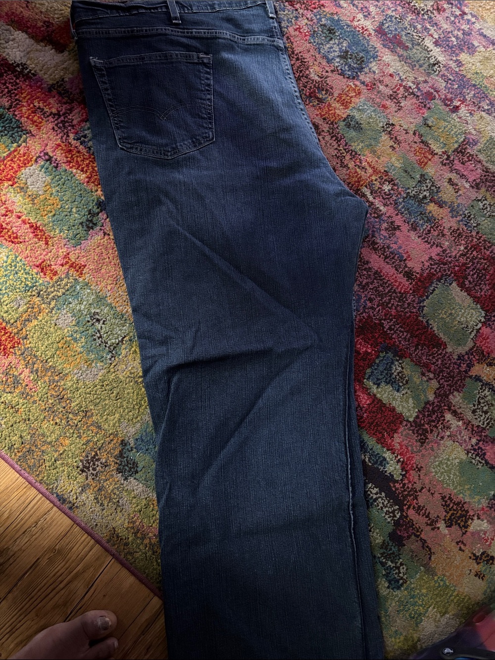 Levi's Men's Dark Blue Relaxed Jeans